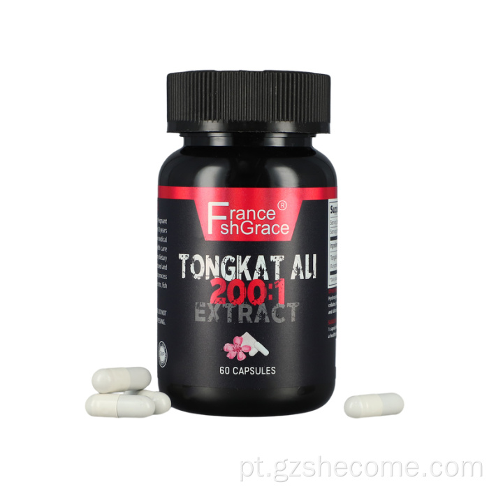 Vegetarianos 60caps extraem cápsulas Tongkat Ali